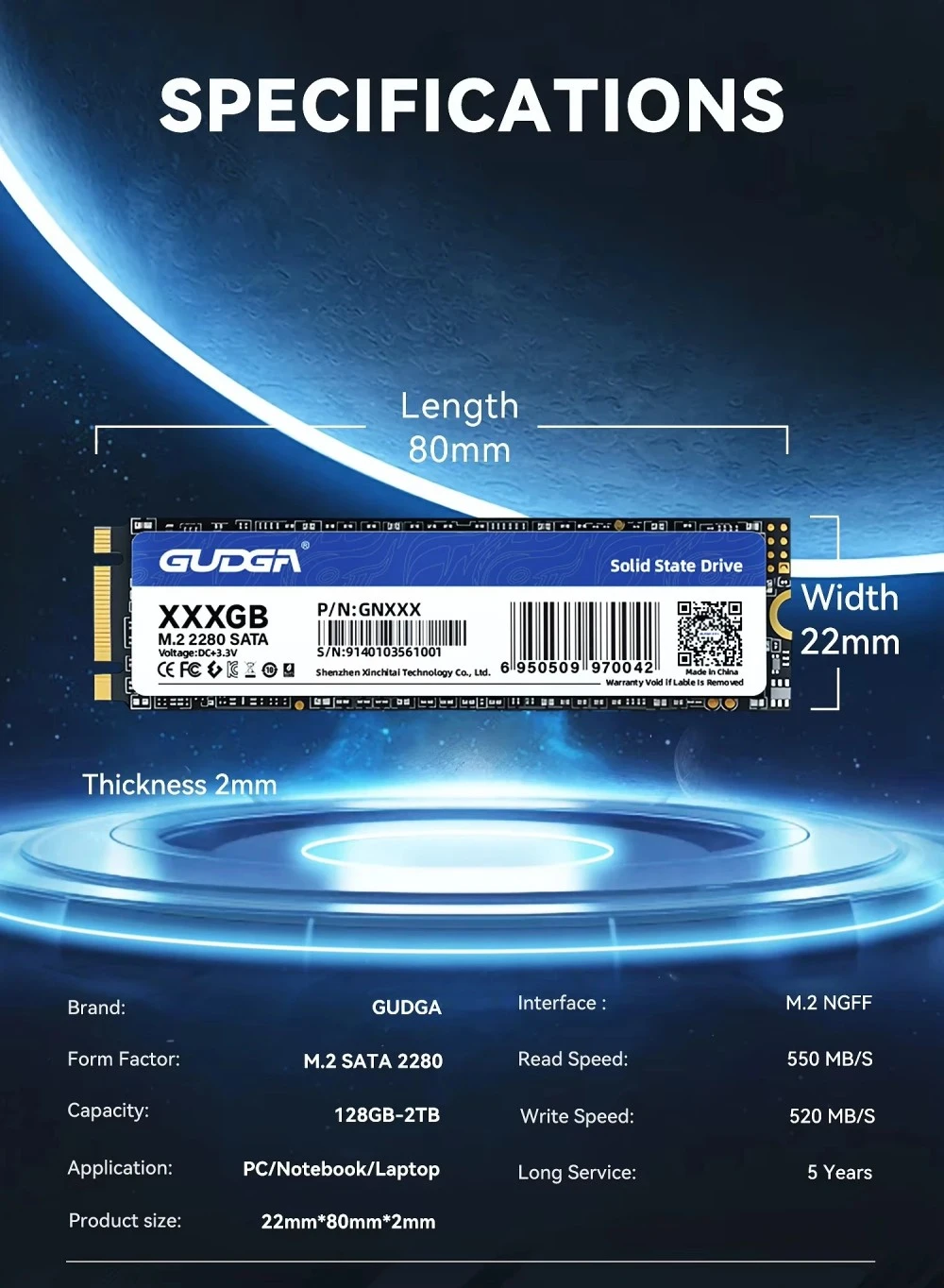 M.2 sata 2280 SSD